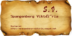 Spangenberg Viktória névjegykártya